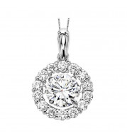 Gems One 14KT White Gold & Diamond Rhythm Of Love Neckwear Pendant  - 3/4 ctw - ROL1042-4WC