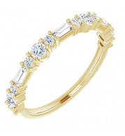 14K Yellow 3/8 CTW Diamond Anniversary Band - 123549601P