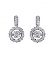 Gems One 14Kt White Gold Diamond (1/3Ctw) Earring - ER30222-4WD