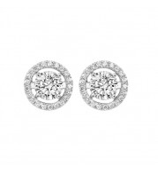Gems One 14Kt White Gold Diamond (1/4Ctw) Earring - EJR1005-4WC