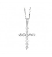 Gems One 14Kt White Gold Diamond (3/4Ctw) Pendant - HDCR009-4WD