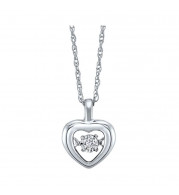 Gems One 10KT White Gold Stunning Neckwear Pendant - ROL1226-1WND