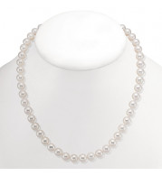 Mastaloni Ladies 14k Yellow Gold Freshwater Pearl Strand Necklace