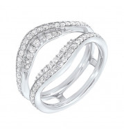 Gems One 14Kt White Gold Diamond(5/8Ctw) Ring - WB6100IR-4WC