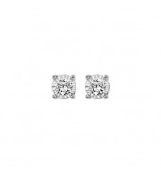 Gems One 14Kt White Gold Diamond (1/3Ctw) Earring - FE1259/30-4WC