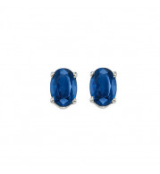 Gems One 14Kt White Gold Sapphire (1 Ctw) Earring - ESO64-4W