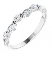 14K White 1/3 CTW Diamond Anniversary Band - 123865600P