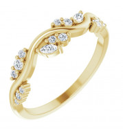 14K Yellow 1/6 CTW Diamond Anniversary Band - 124066601P