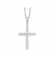 Gems One 14Kt White Gold Diamond (1/5Ctw) Pendant - HDCR006-4WD