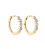 Gems One 14Kt Yellow Gold Diamond (1/6Ctw) Earring - ER28272-4YD