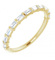 14K Yellow 1/5 CTW Diamond Anniversary Band - 1236756062P