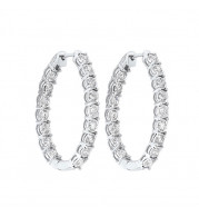 Gems One 14Kt White Gold Diamond (3Ctw) Earring - ER24588-4WC