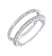 Gems One 14Kt White Gold Diamond (1/10 Ctw) Ring - RG71795-4WD