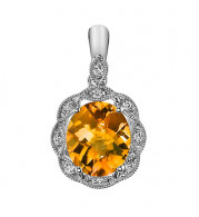 Stanton Color 14k Gold Citrine Pendant