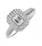 Gems One 14Kt White Gold Diamond(3/4Ctw) Ring - RG58650-4WB