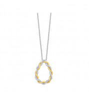 Gems One 10Kt White Yellow Gold Diamond (1/6Ctw) Pendant - PD10623-1WYSC