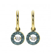 Gems One 14KT Yellow Gold & Diamond Rhythm Of Love Fashion Earrings  - 1/3 ctw - ROL1026-4YCBL