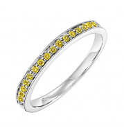 Gems One 10Kt White Yellow Gold Diamond(1/8Ctw) Ring - FR1310-1WYD