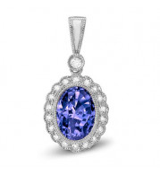 Stanton Color 14k Gold Tanzanite Pendant