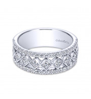 Gabriel & Co. 14k White Gold Contemporary Diamond Ring - AN6003W44JJ