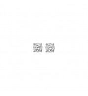 Gems One 14Kt White Gold Diamond (1/10 Ctw) Earring - FE1259/10-4WC