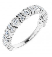 Platinum 3/4 CTW Diamond Anniversary Band - 123799603P