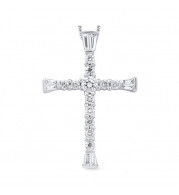 Gems One 14Kt White Gold Diamond (3/8Ctw) Pendant - PD10226-4WB