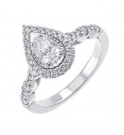 Gems One 14Kt White Gold Diamond(5/8Ctw) Ring - RG78804-4WB