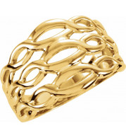 10K Yellow Freeform Ring - 545828310P