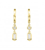 Gems One 14Kt Yellow Gold Diamond (1/6Ctw) Earring - ER10384-4YC