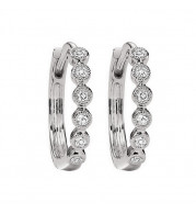 Gems One 10Kt White Gold Diamond (1/6Ctw) Earring - FE2044-1WD