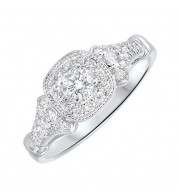 Gems One 14Kt White Gold Diamond(5/8Ctw) Ring - RG68794-4WC