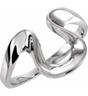 14K White Freeform Remount Ring - 50055887P