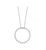 Gems One 14Kt White Gold Diamond (1Ctw) Pendant - PD10409-4WF