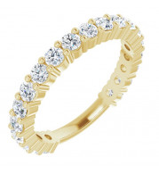 14K Yellow 1 1/5 CTW Diamond Anniversary Band - 1236556009P