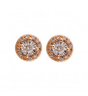 Gems One 14Kt Yellow Gold Diamond (1/8Ctw) Earring - ER30357-4YD