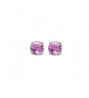 Gems One 14Kt White Gold Pink Sapphire (7/8 Ctw) Earring - EPR45-4W