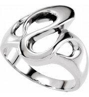 14K White Fashion Ring - 5891123397P