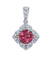 Stanton Color 14k Gold Rhodolite Pendant