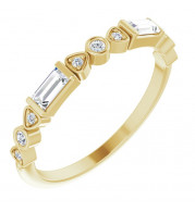 14K Yellow 1/4 CTW Diamond Anniversary Band - 124063601P