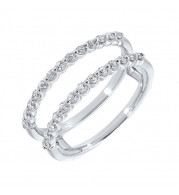 Gems One 14Kt White Gold Diamond (1/3Ctw) Ring - RG71816-4WD