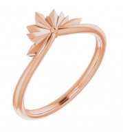 14K Rose Starburst Ring - 52004103P