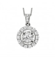 Gems One 14Kt White Gold Diamond (3/4Ctw) Pendant - FP1421/75-4WC