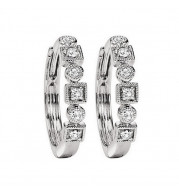 Gems One 10Kt White Gold Diamond (1/8Ctw) Earring - FE2045-1WD