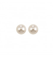 Gems One 14Kt White Gold Pearl (1 Ctw) Earring - PS5.00AA-4W