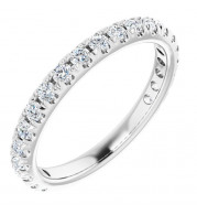 Platinum 5/8 CTW Diamond French-Set Anniversary Band - 123223603P