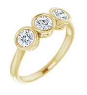 14K Yellow 3/4 CTW Diamond Anniversary Band - 1235986001P