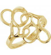 14K Yellow Freeform Ring - 535013602P
