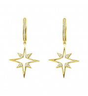 Gems One 14Kt Yellow Gold Diamond (1/8Ctw) Earring - ER10385-4YSC