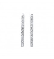 Gems One 14Kt White Gold Diamond (1/4Ctw) Earring - ER10557/25-4WF